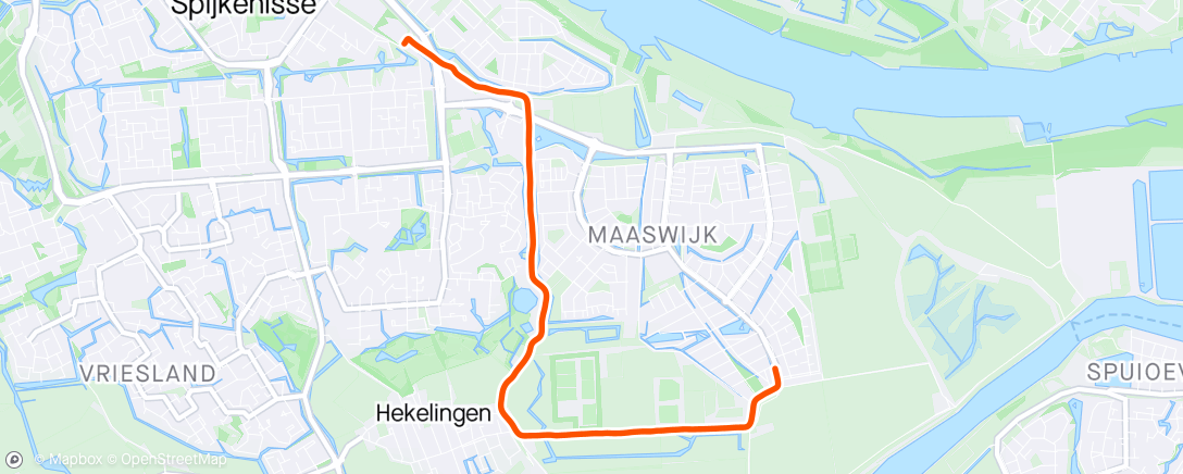 Map of the activity, 5K PR @ 0:20:43 / 4:09