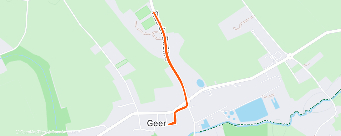 Map of the activity, Décrassage