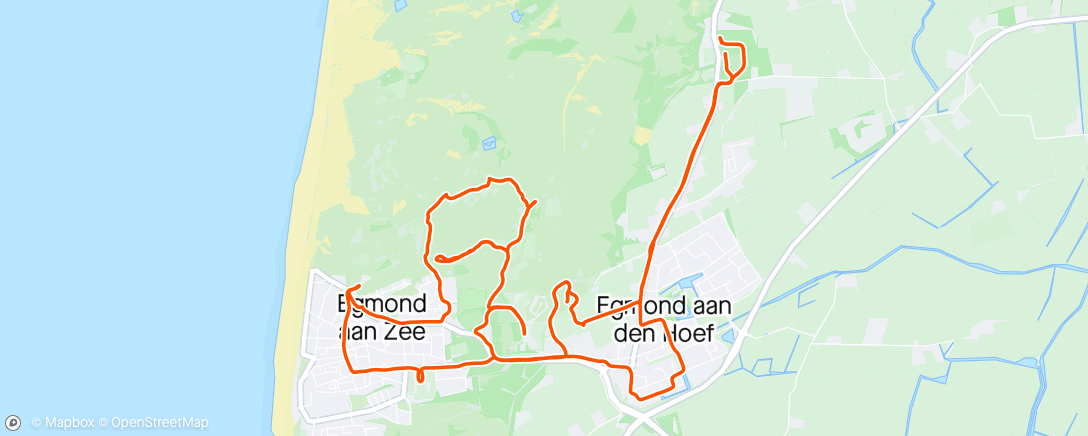 Map of the activity, Relaxte ochtendloop