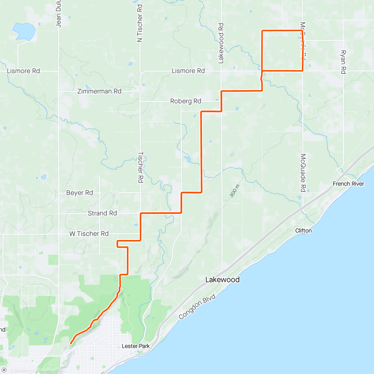 Map of the activity, Gals Gravel Grind