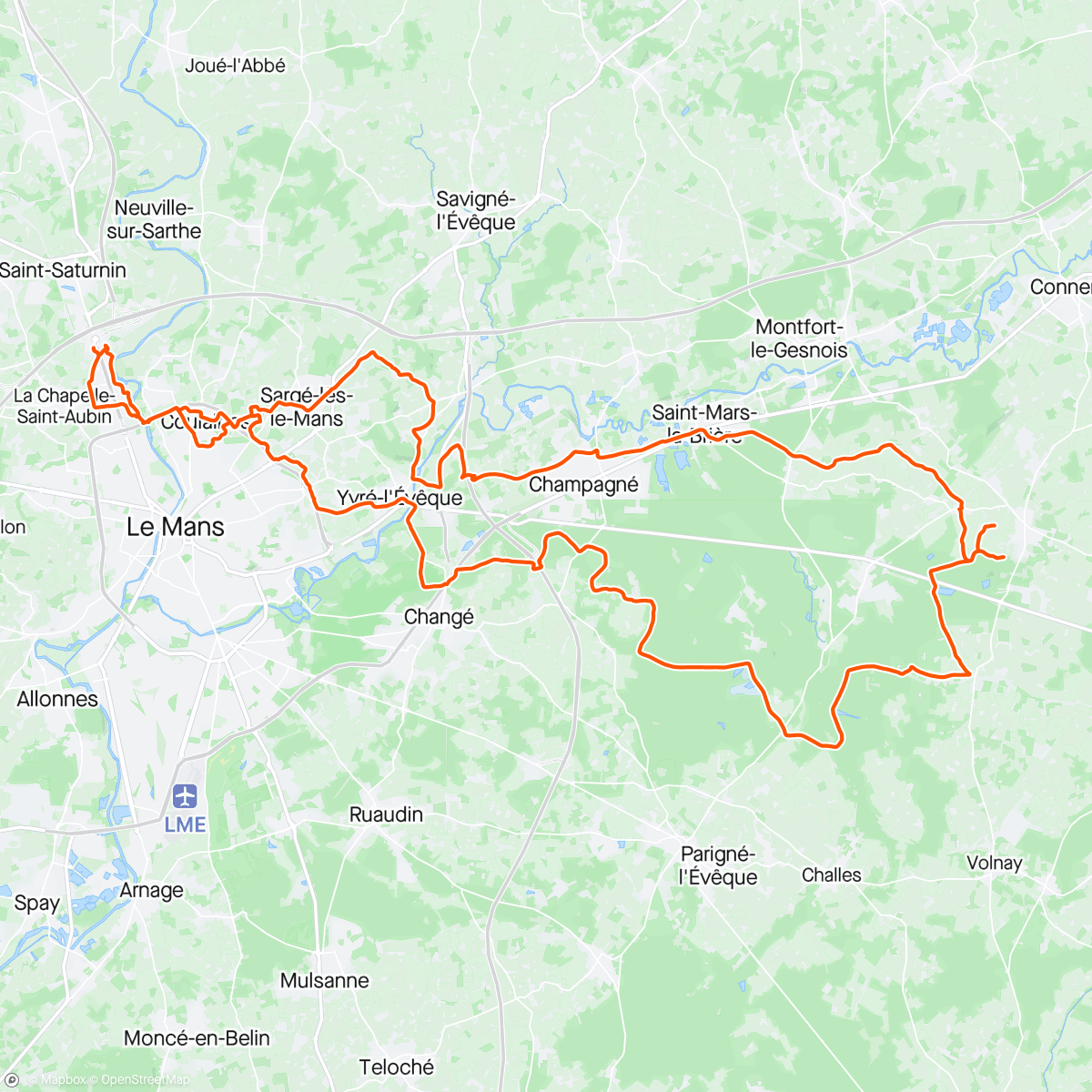 Map of the activity, Gravel sur la trace de la Gravelissim