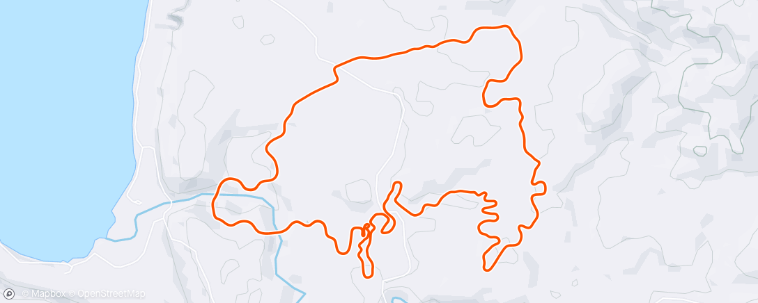 「Zwift - Speed Workout Bike in Makuri Islands」活動的地圖