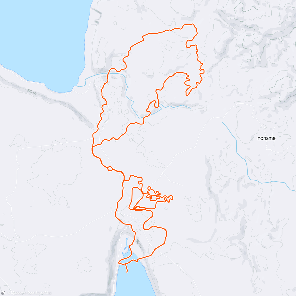 Map of the activity, Zwift - Group Ride: ODZentury Endurance Builder Ride (C) on Chasing the Sun in Makuri Islands