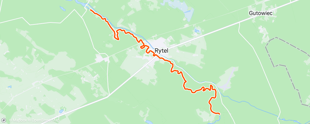 Map of the activity, Lunch Kayaking