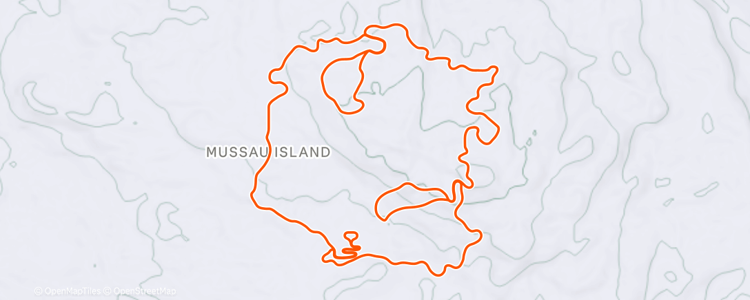 Map of the activity, TrainingPeaks Virtual - Workout: 90mins Z1 Z2