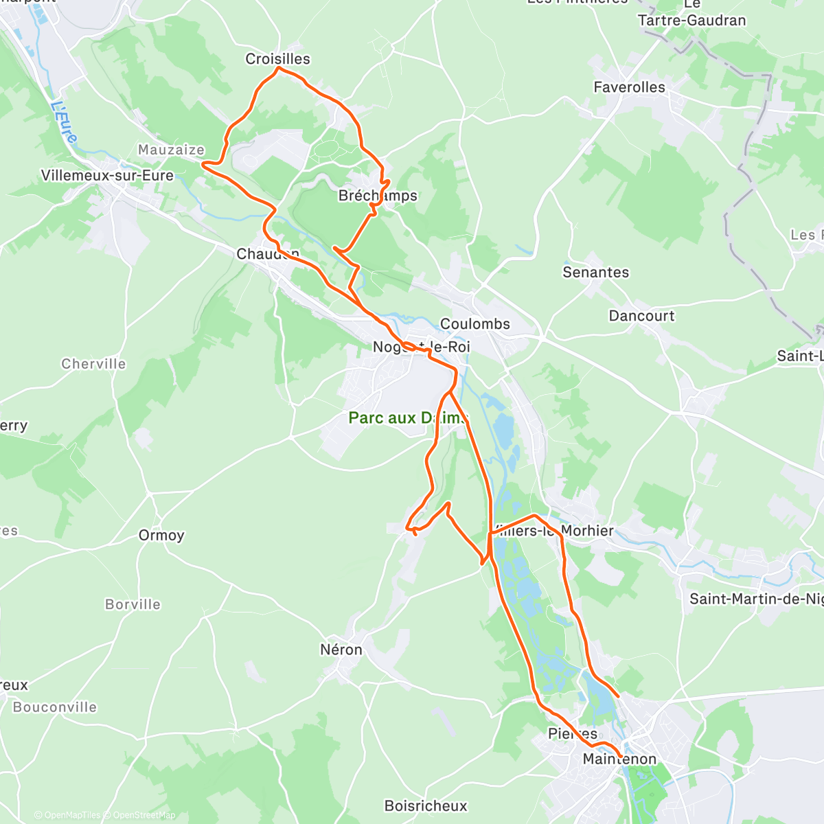 Map of the activity, Reprise à jeun/ avec mes nouveaux voisins