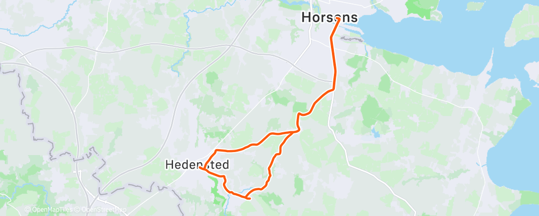 Map of the activity, Morning Ride