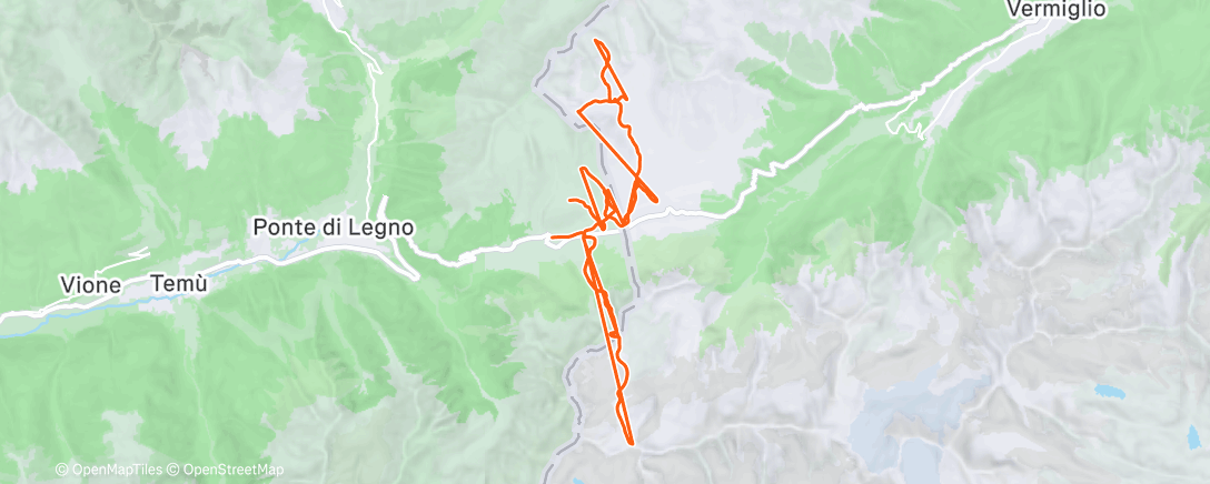 Map of the activity, God Jul från 🇮🇹