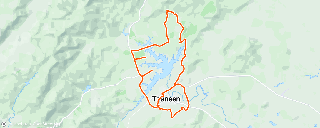 Map of the activity, Morning Ride