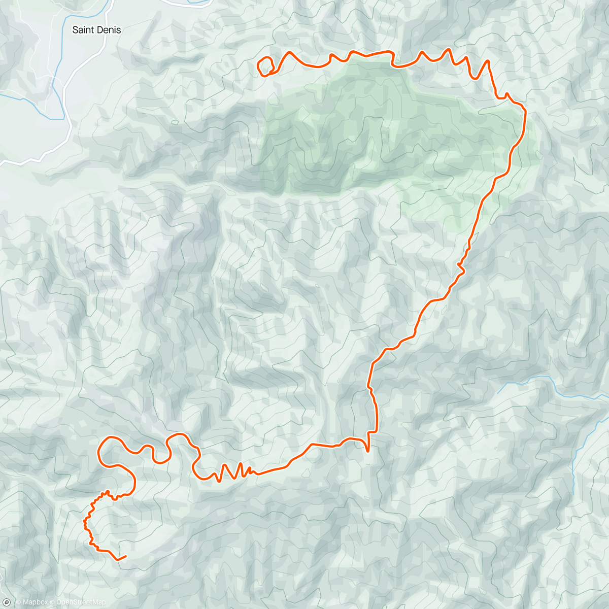 Map of the activity, Zwift - XX SST 2 x 20min in France
