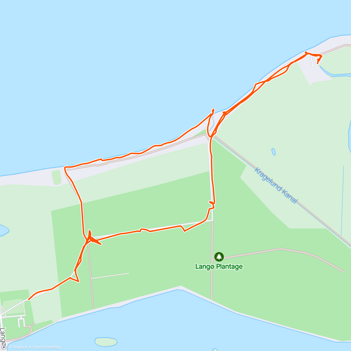 Mapa de la actividad, Gyldensteen Strand 🇩🇰