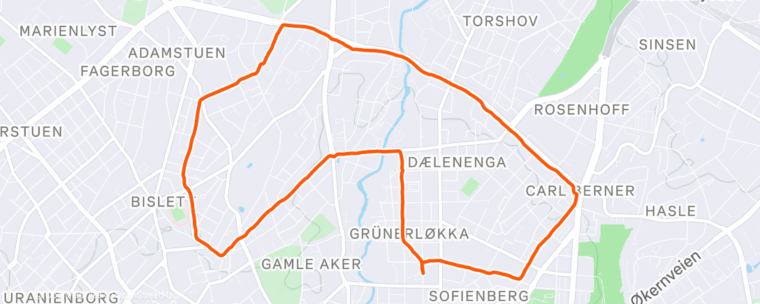 Map of the activity, Solskinn og skjør kropp