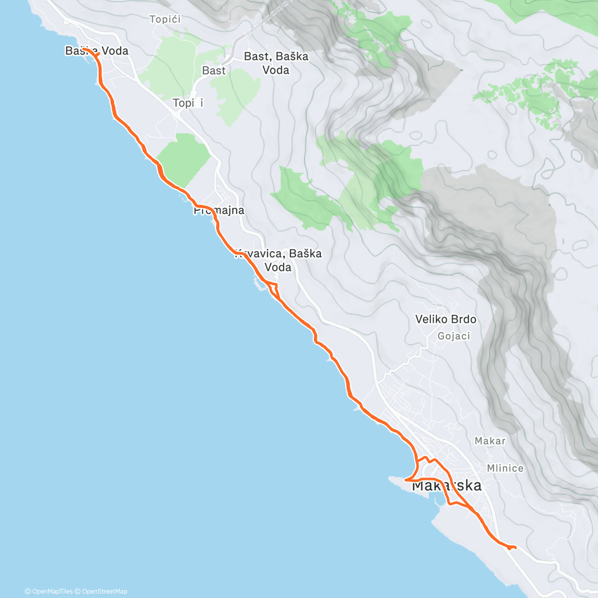 Map of the activity, Mačke na kupanju. 👙🏖