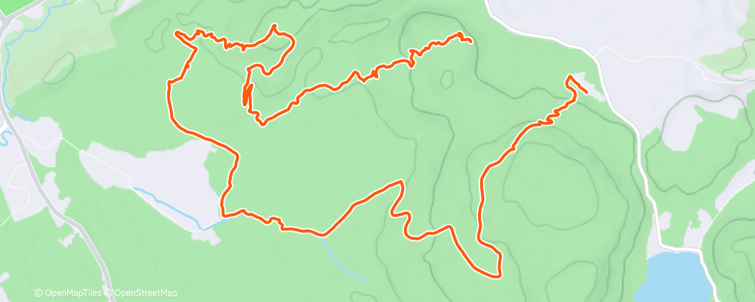 Map of the activity, Afternoon Ride