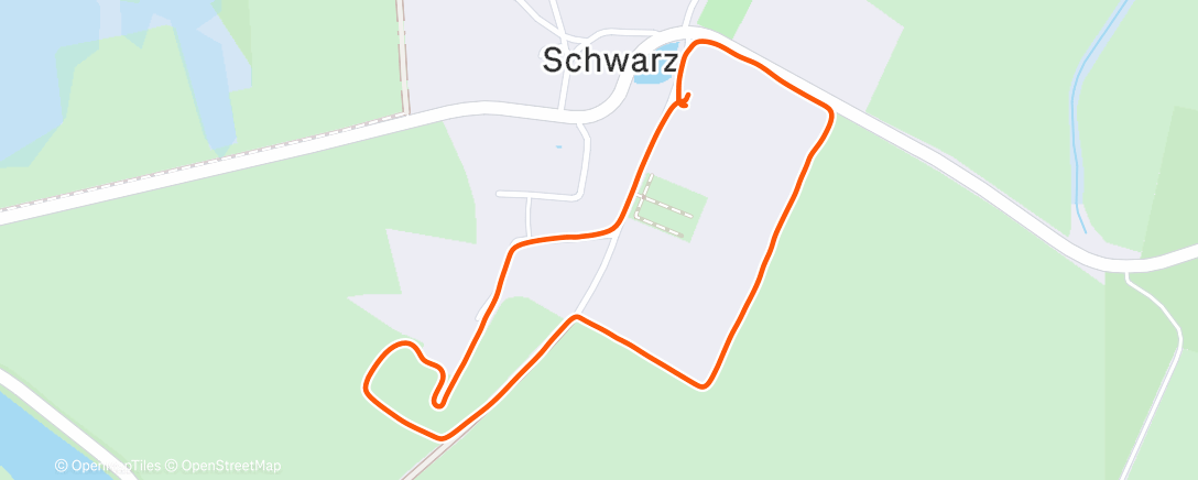 Map of the activity, Spaziergang am Nachmittag