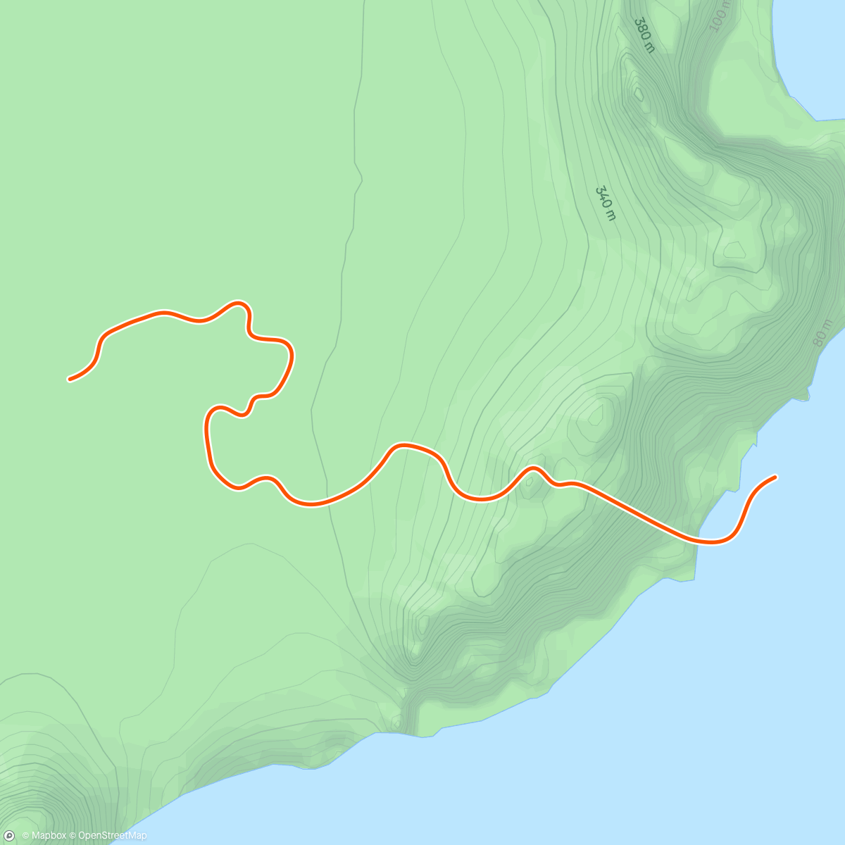 Map of the activity, Zwift - Tick Tock in Watopia