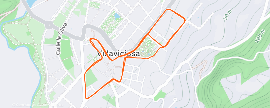 Карта физической активности (San Silvestre Villaviciosa 🥳)