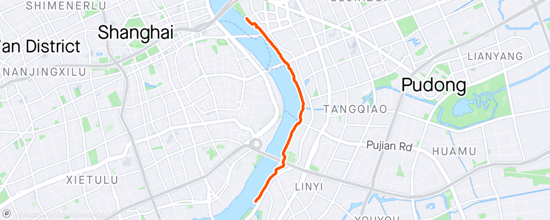 Map of the activity, Endurance Morning Run