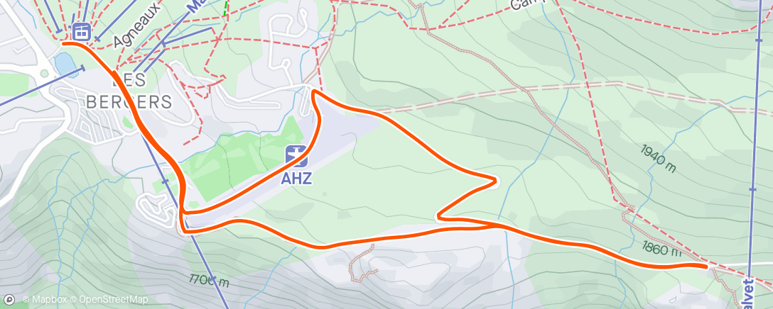 Map of the activity, Triathlon Alpe d’Huez