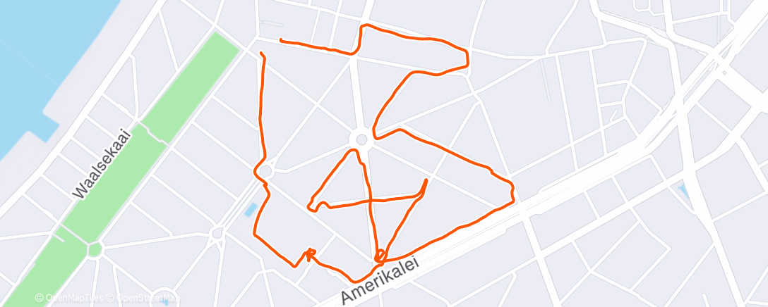 Map of the activity, Sint-Anna - Antwerpen