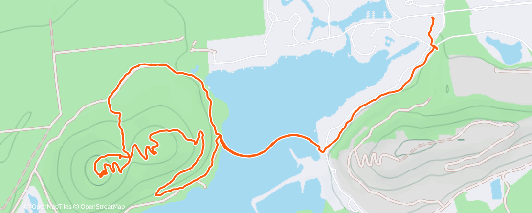 Map of the activity, Tussen de Terrils