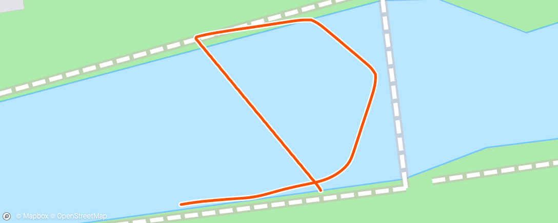 Mapa da atividade, Evening Swim