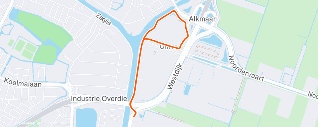 Map of the activity, "Afternoon Stroll Under Scattered Clouds"