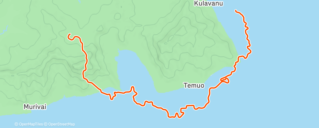 Карта физической активности (Sugar Cookie in Watopia)