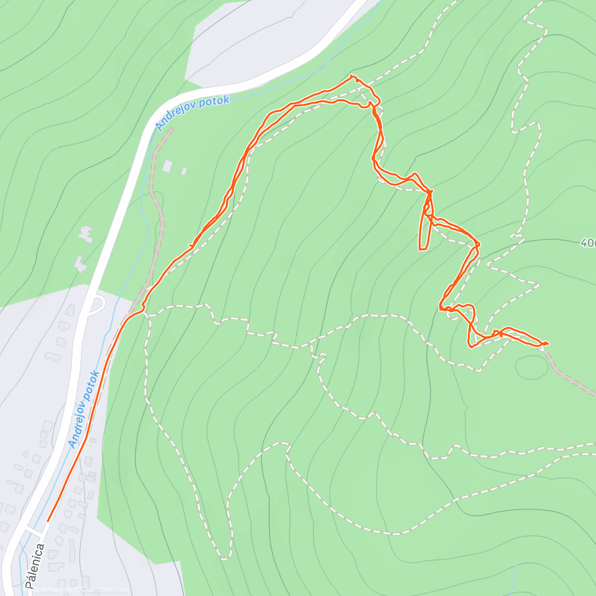Map of the activity, 4 den po kalamite  pratanie aj s Ondrejom a trail EnRo ready a prejazdny ale zatial sme este stále zatvoreny.