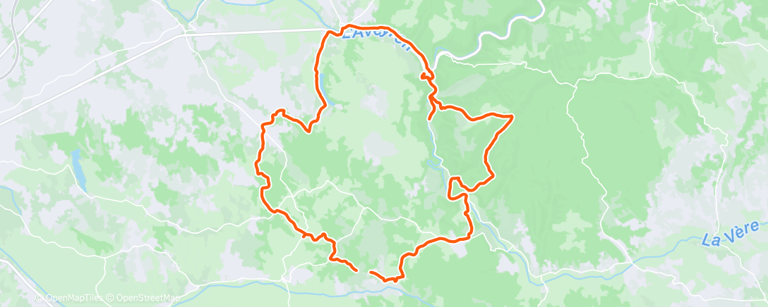 Map of the activity, De l’autre côtédu Quercy, 👋 Pechtregon