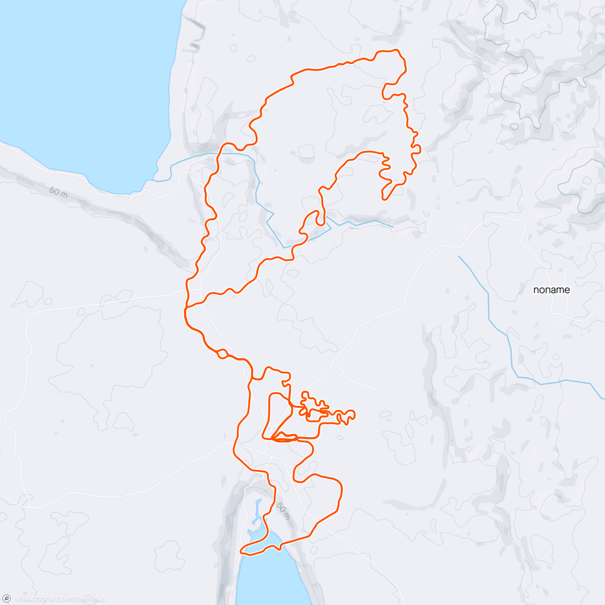 Map of the activity, Zwift - No Bueno on Chasing the Sun in Makuri Islands
