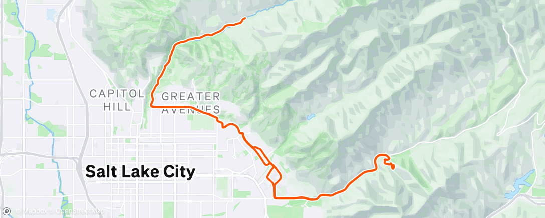 Map of the activity, Morning Ride