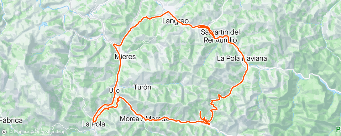 Map of the activity, Colladona - Uries - Carabanzo - San Tirso con Juan Carlos y Urce ☺️
