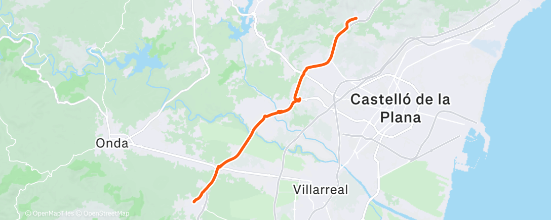 Map of the activity, Morning Gravel Ride