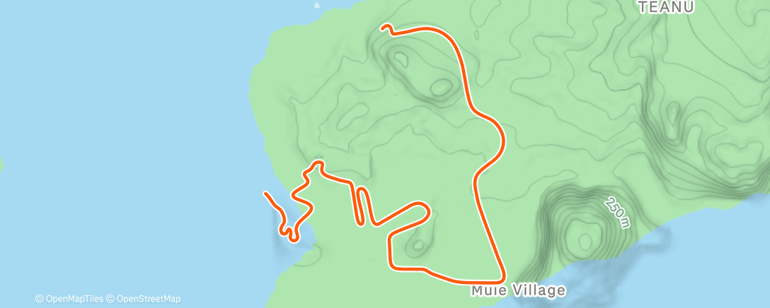 Map of the activity, Zwift - Beach Island Loop in Watopia
