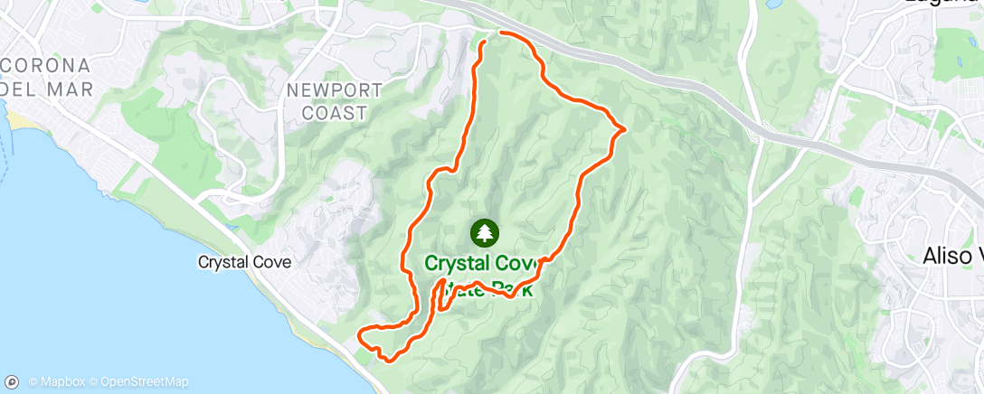 Map of the activity, Crystal Cove