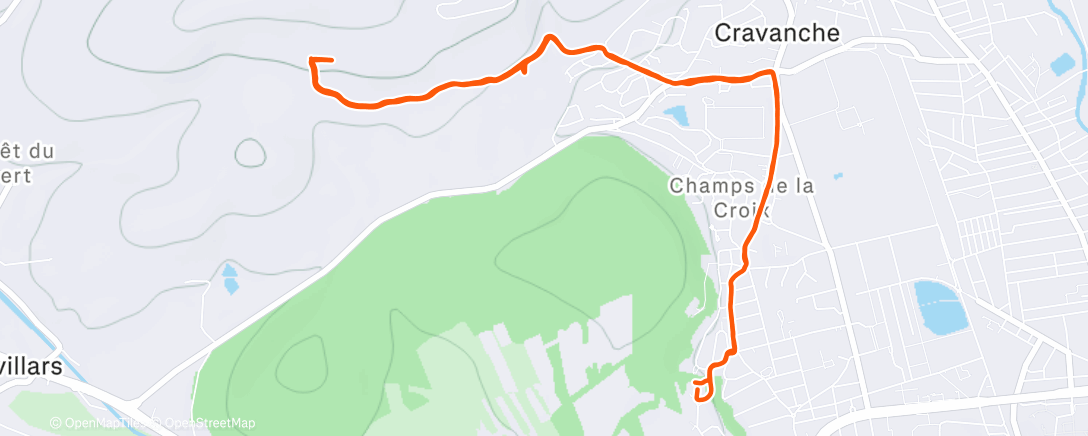 Карта физической активности (Easy jog + 8 x 20” hill sprints)