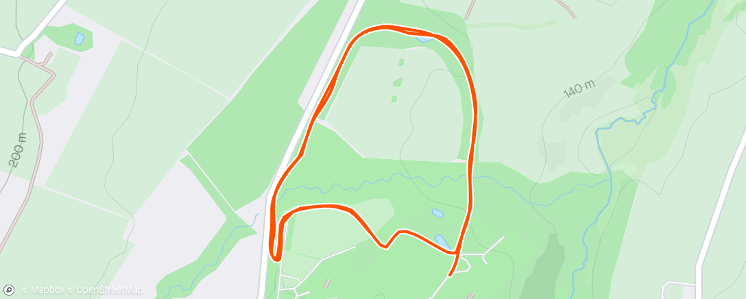Map of the activity, Vogrie parkrun