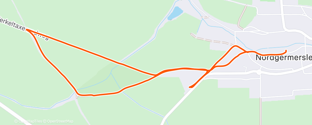 Map of the activity, Mittagspaziergang