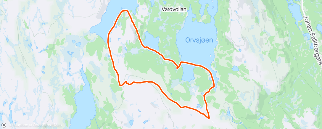 Map of the activity, Nydelig på Kongens  💫