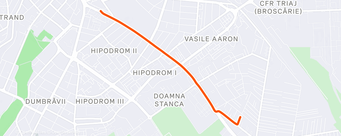 Map of the activity, Morning Ride