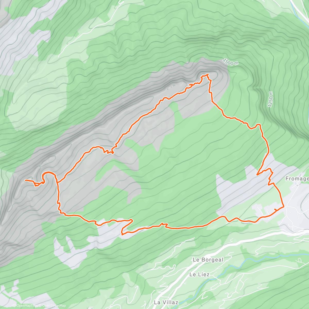 Карта физической активности (Suet X Lachat de Thônes 🤠)