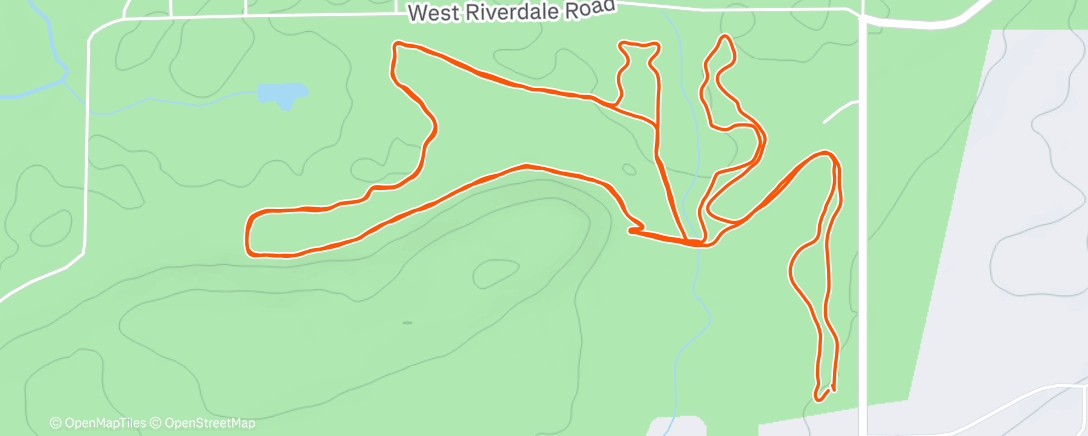 Карта физической активности (Cross-Country SKIING)