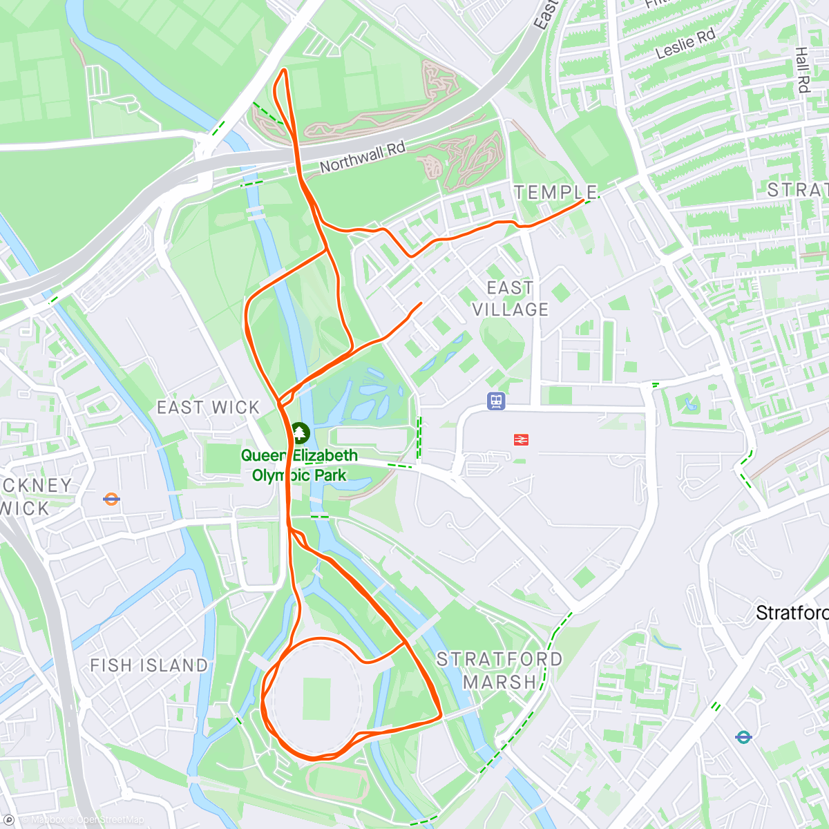 Map of the activity, First 10k after my fasciitis problem 🤩