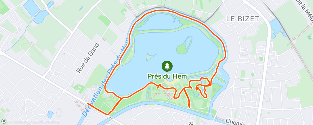 Map of the activity, Sortie en Famille