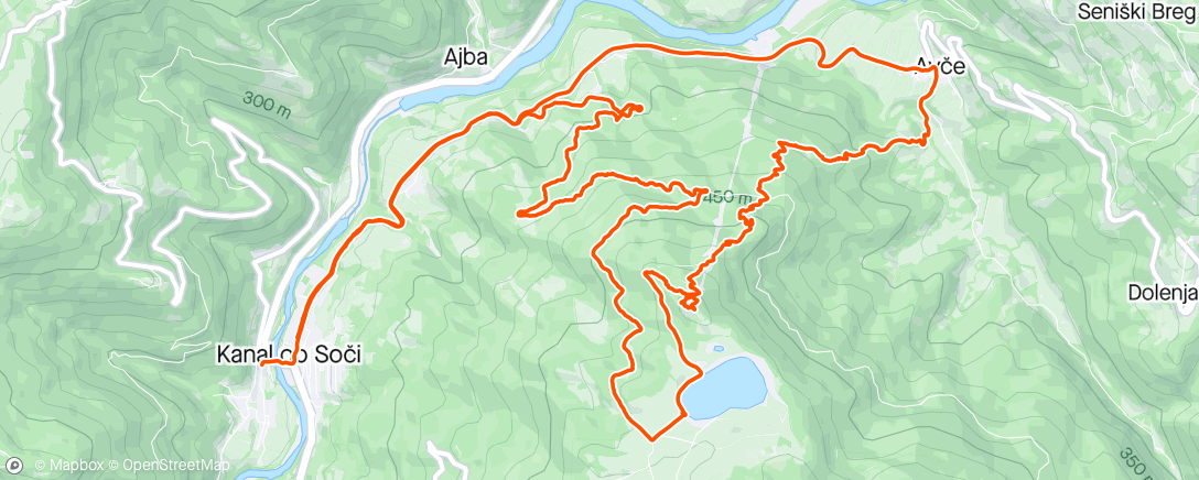 活动地图，Mountainbike-Fahrt am Nachmittag