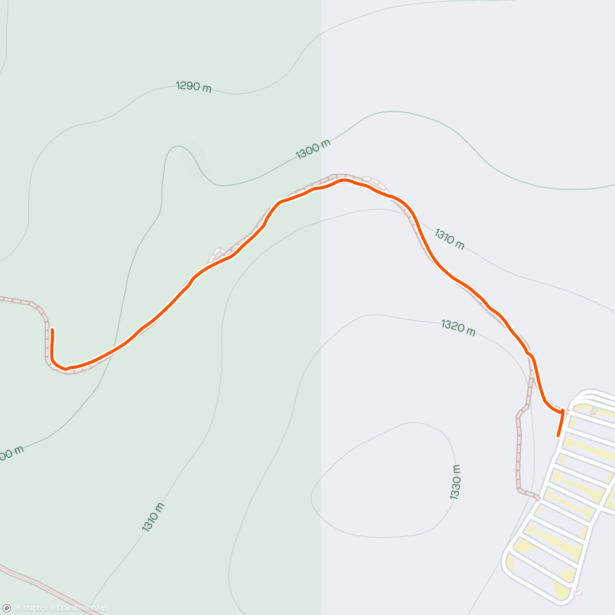 Map of the activity, Horseshoe bend