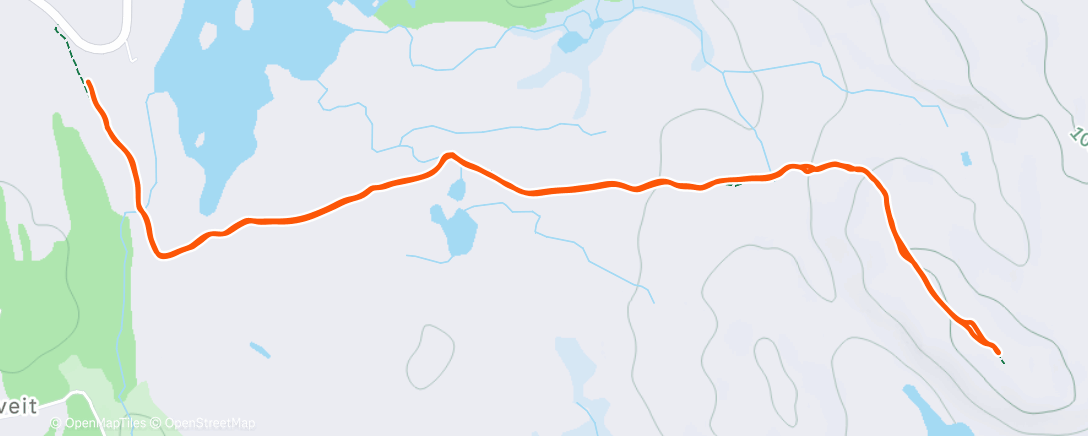 Map of the activity, Ådnafjell
