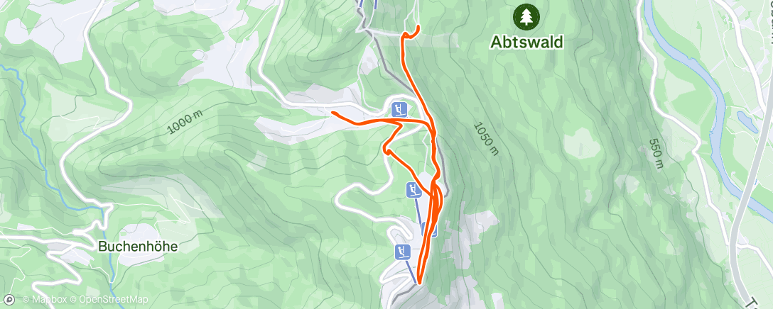 Map of the activity, Some evening meters 🤘🏼