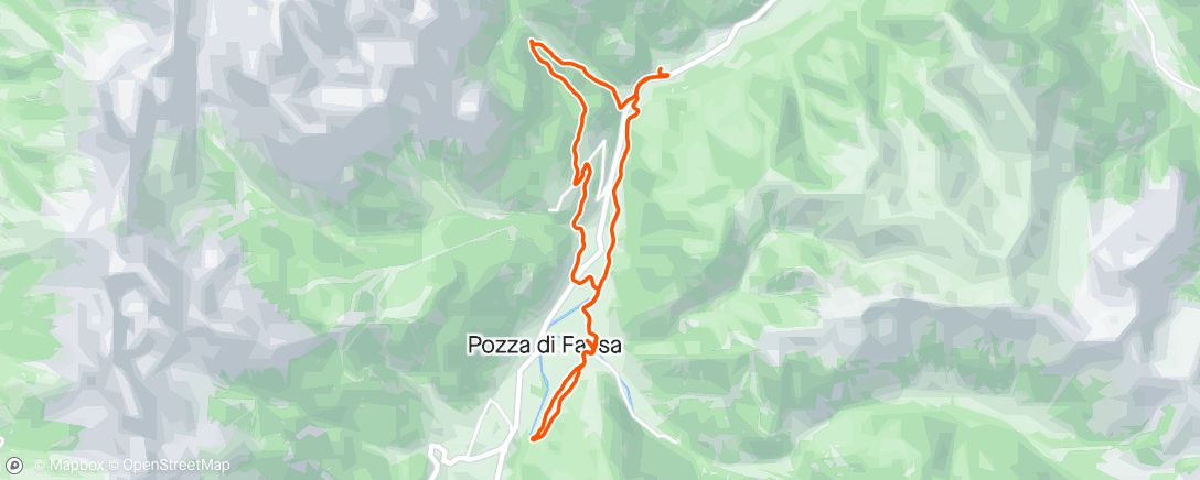 Map of the activity, Lunch Trail Run